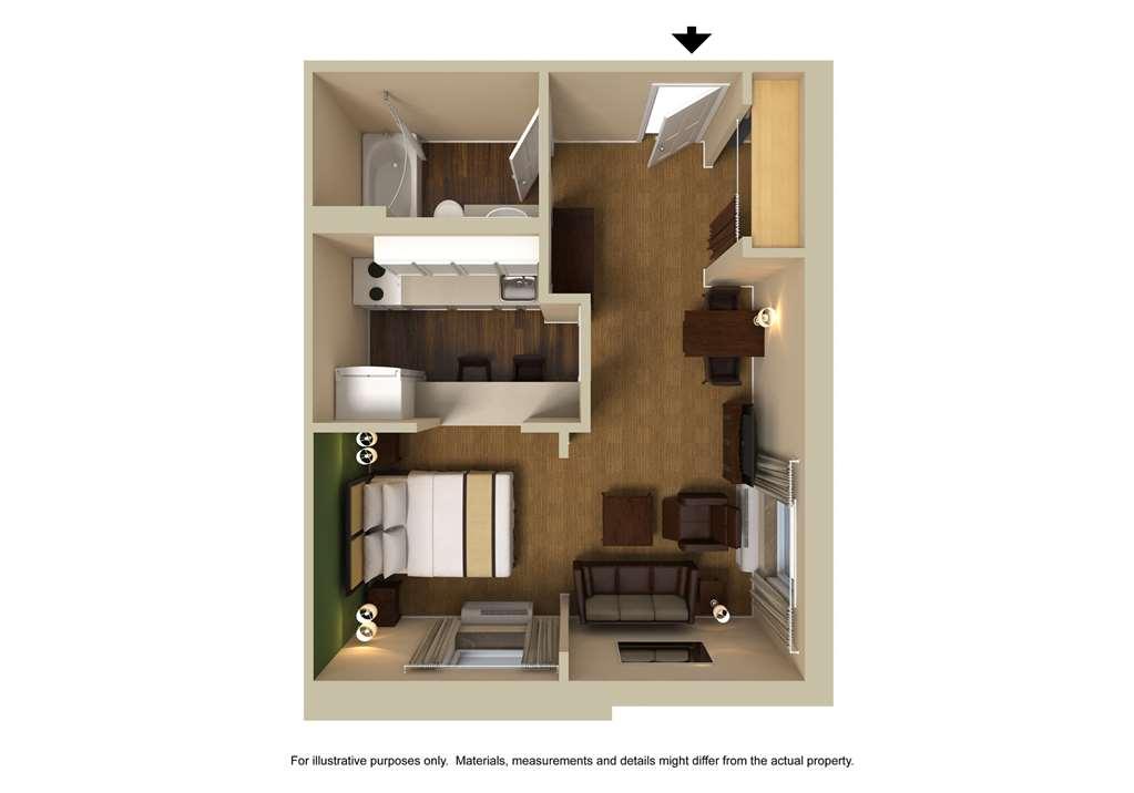 Extended Stay America Suites - Raleigh - Cary - Harrison Ave Kamer foto